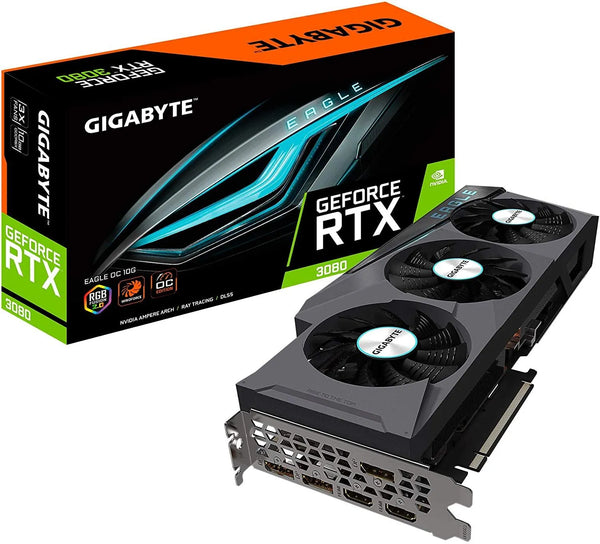 Gigabyte RTX 3080 EAGLE OC 3x Windforce Fans 10GB GDDR6x - Anigma